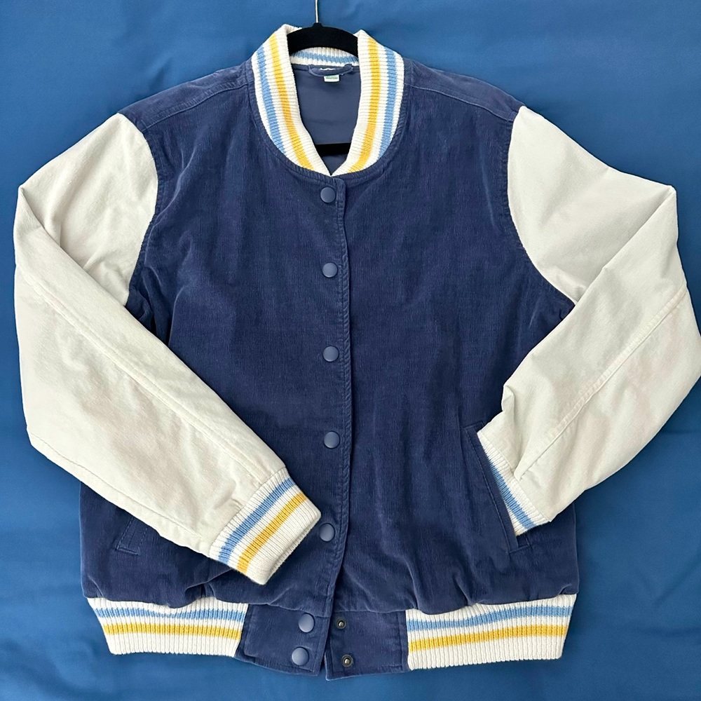 Aerie Corduroy Varsity Jacket